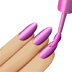 💅🏼 nail polish: medium-light skin tone display on Apple